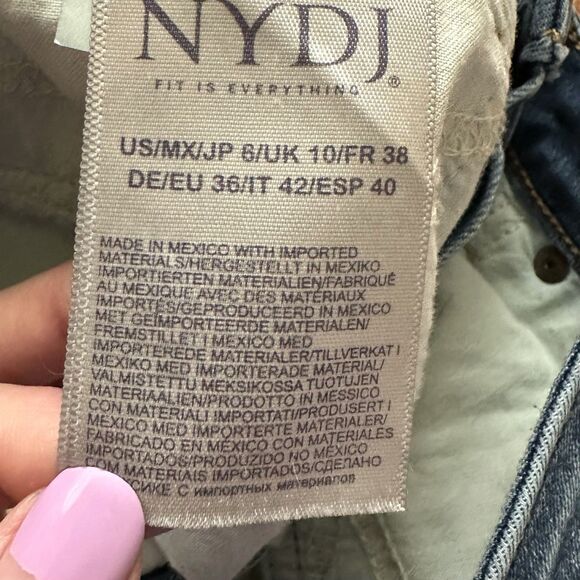 NYDJ Barbara Bootcut Lift Tuck Womens 6 Medium Wash Heyburn Classic Mid Rise - Picture 9 of 9